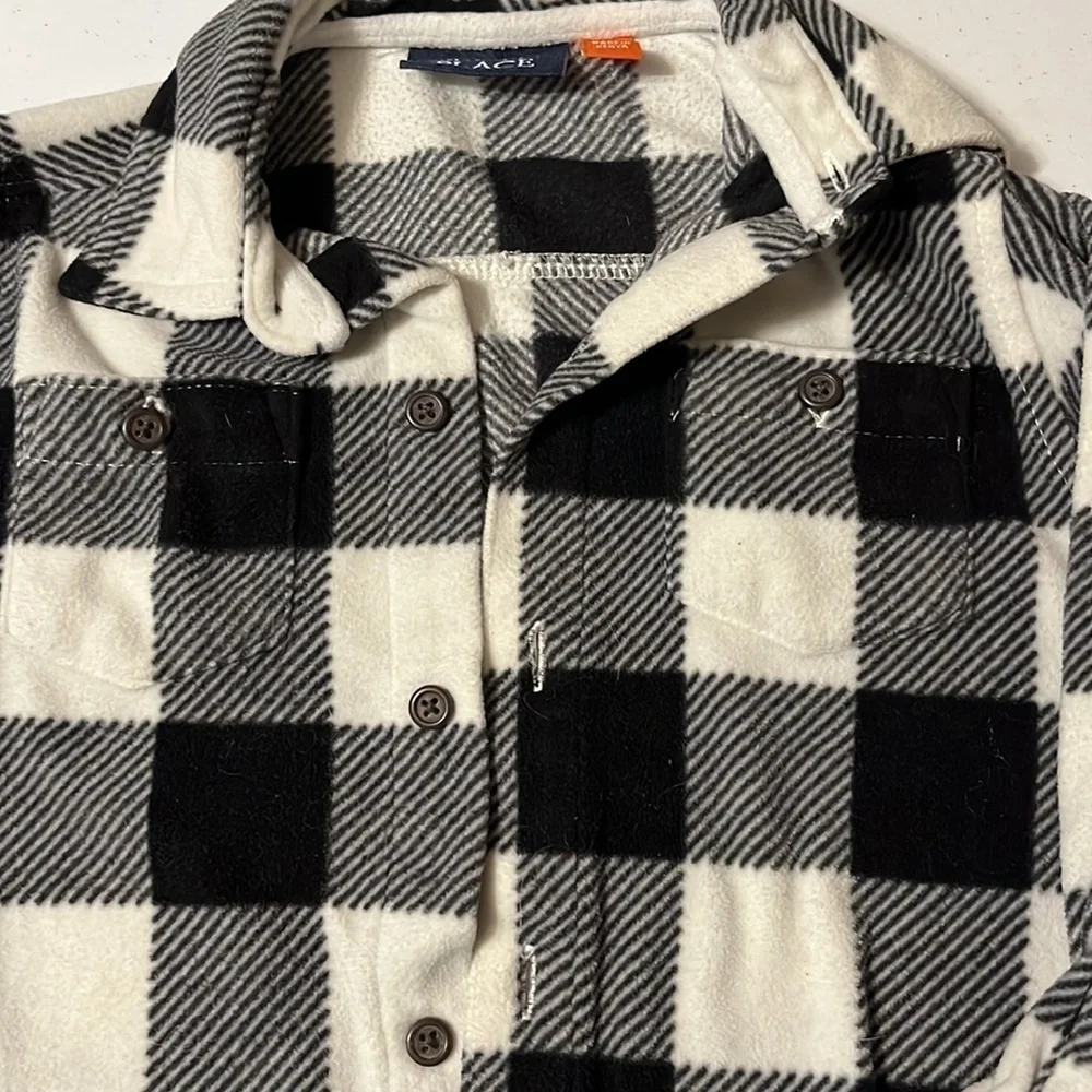 The Childrens Place flannel check shirt , sz 4T